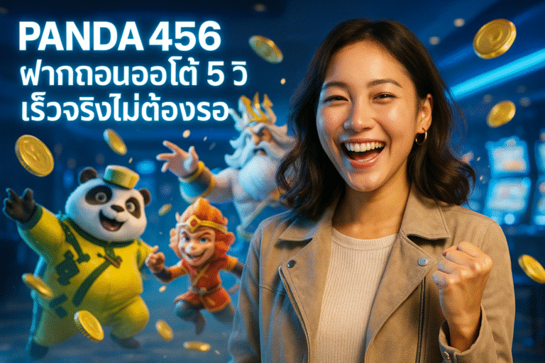PANDA456 ฝากถอนออโต้ 5 วิ เร็วจริงไม่ต้องรอ