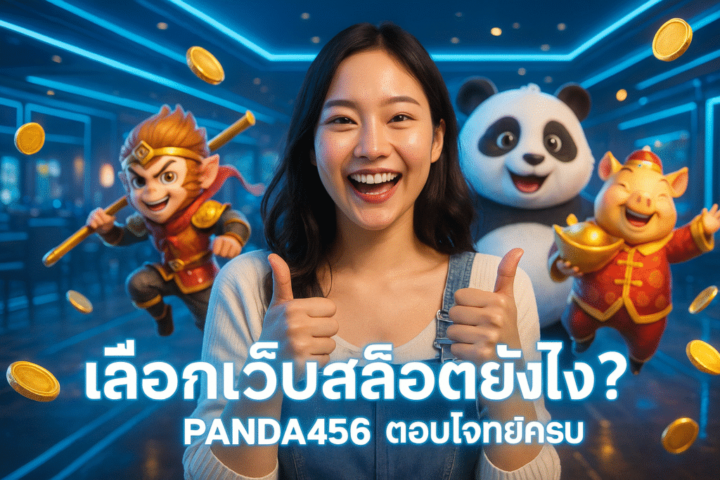 เลือกเว็บสล็อตยังไง? PANDA456 ตอบโจทย์ครบ